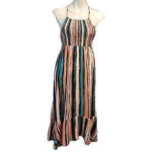 ❤️ 4/$20 Sweet Lovely by Jen striped dress Women's medium Adjustable straps cute